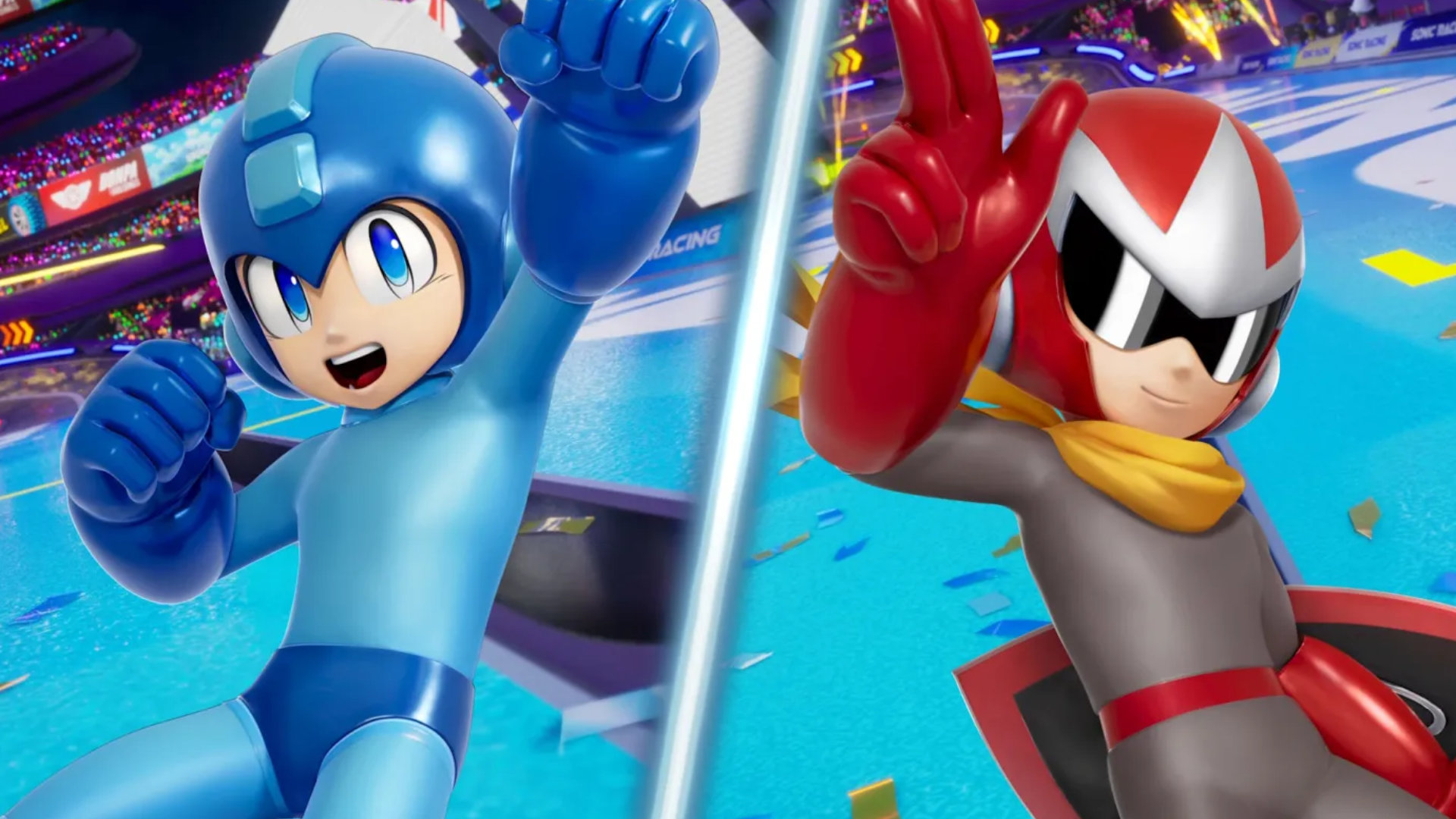 Mega Man llega a Sonic Racing: CrossWorlds con nuevo DLC