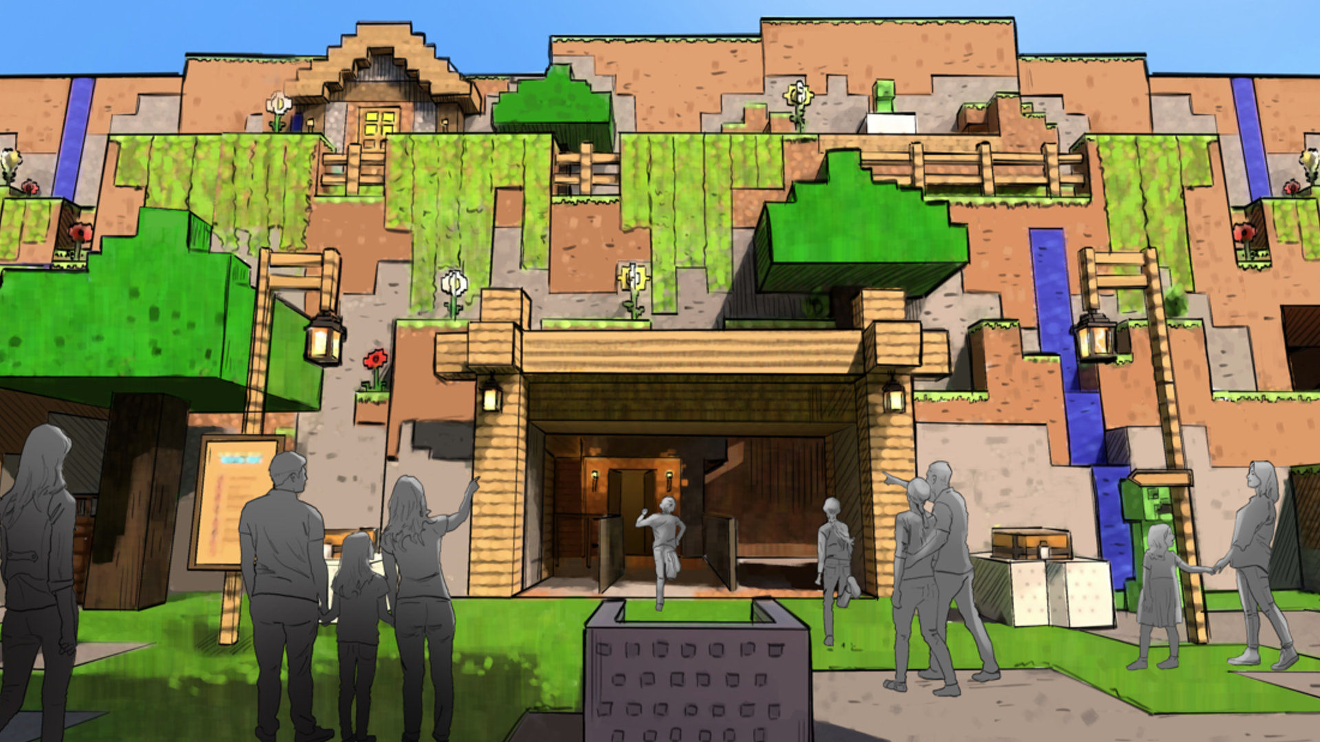 Minecraft tendrá su propio parque temático real llamado Minecraft World